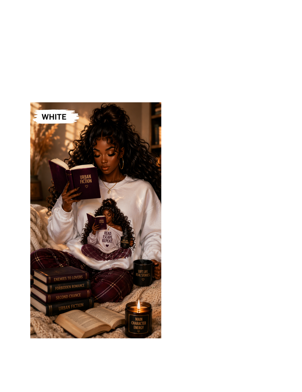 Read. Escape. Repeat. Tee 📖✨ | Bookish Girl Shirt | Cozy Reader Aesthetic