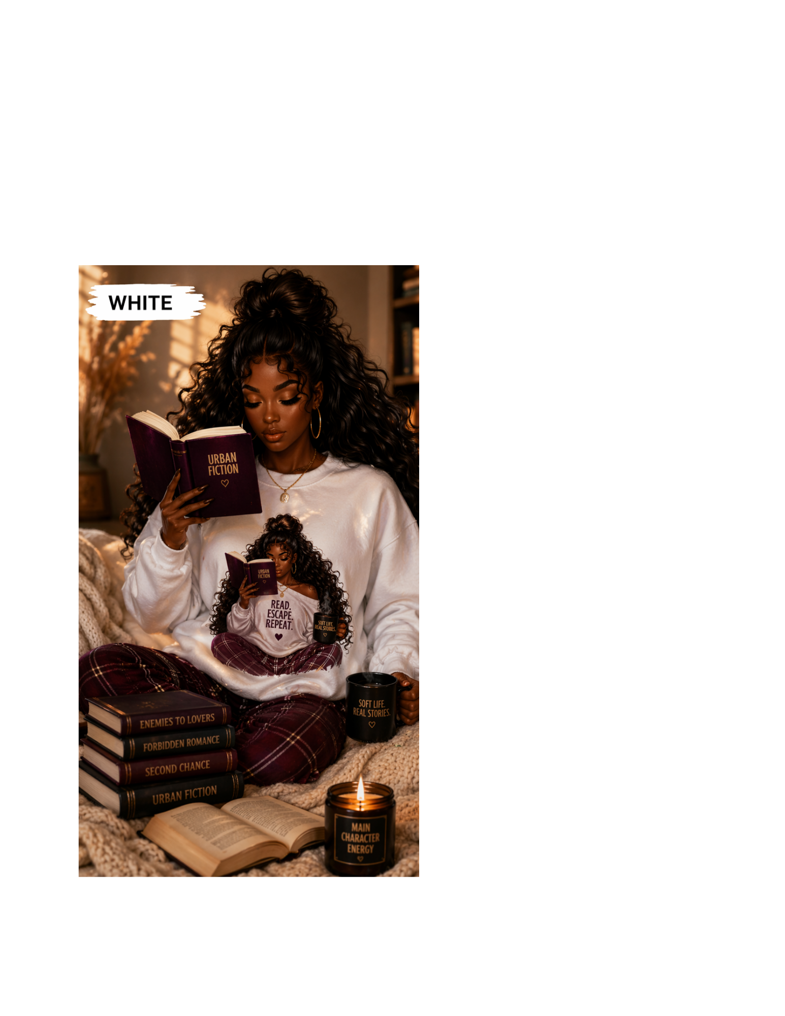 Read. Escape. Repeat. Tee 📖✨ | Bookish Girl Shirt | Cozy Reader Aesthetic