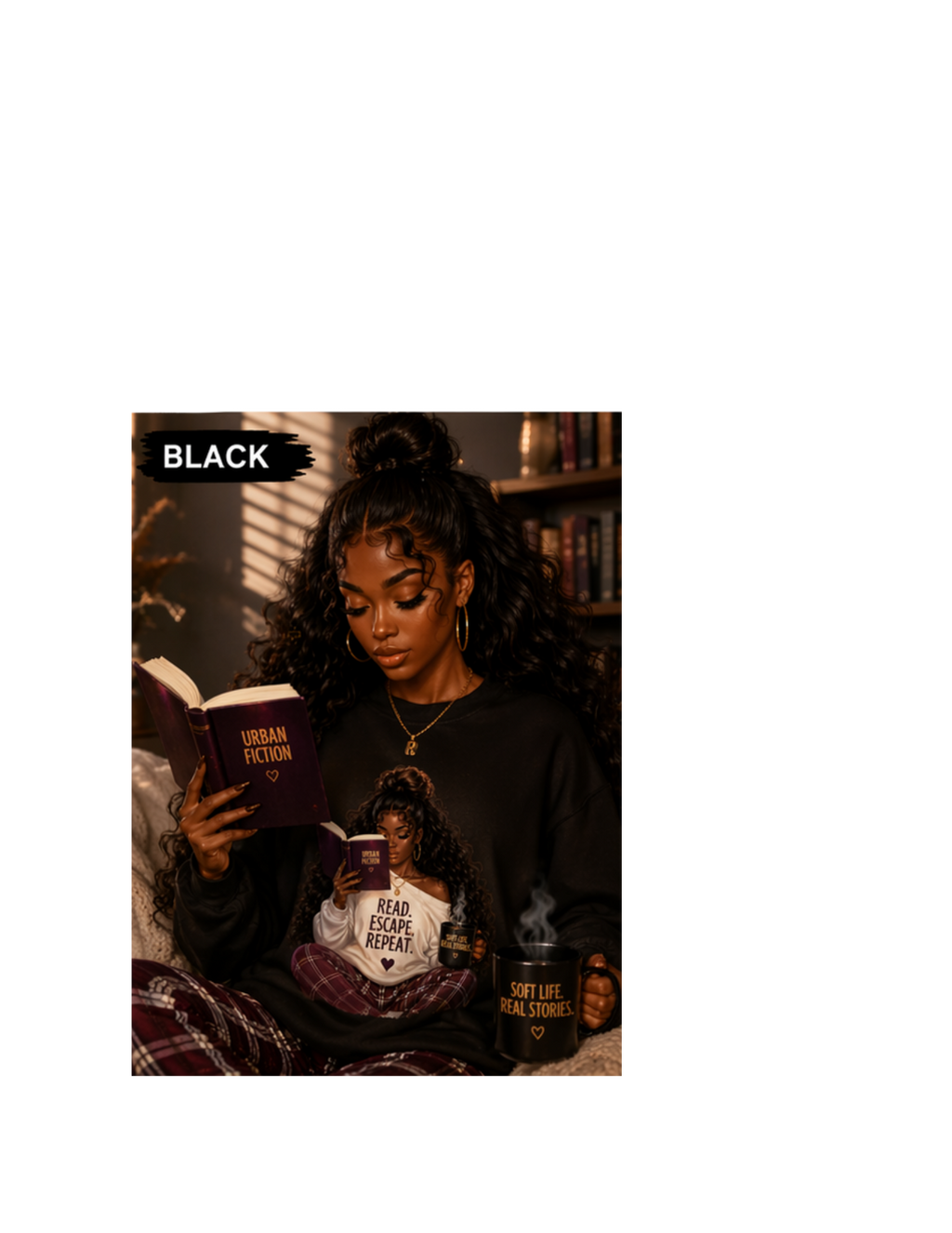 Read. Escape. Repeat. Tee 📖✨ | Bookish Girl Shirt | Cozy Reader Aesthetic