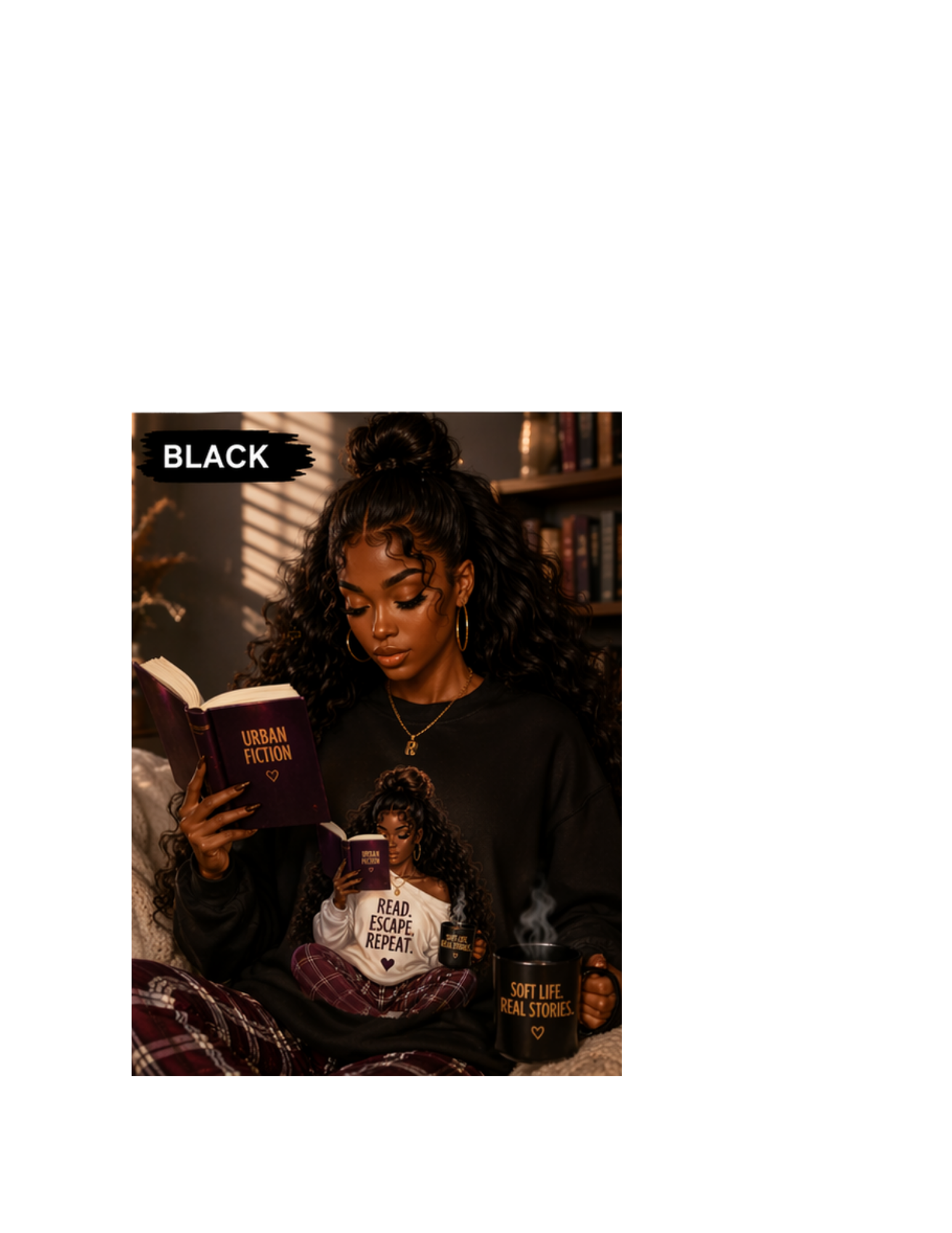 Read. Escape. Repeat. Tee 📖✨ | Bookish Girl Shirt | Cozy Reader Aesthetic