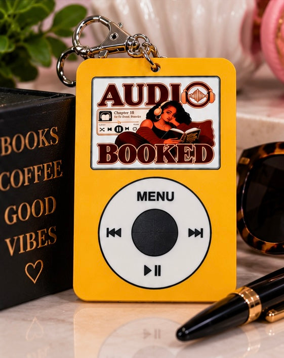 Retro Bookish iPod Player Bag Charm