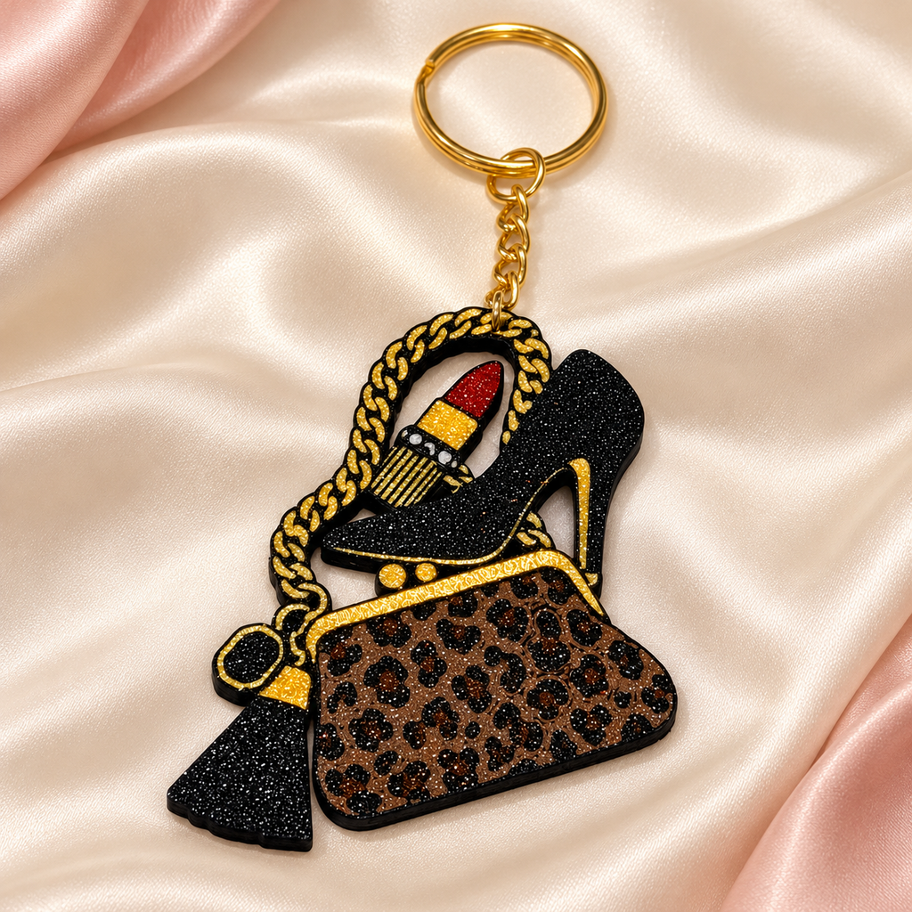 Booked in Luxury 3D Keychain