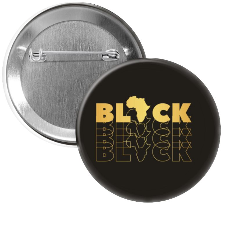 Black Pride Button