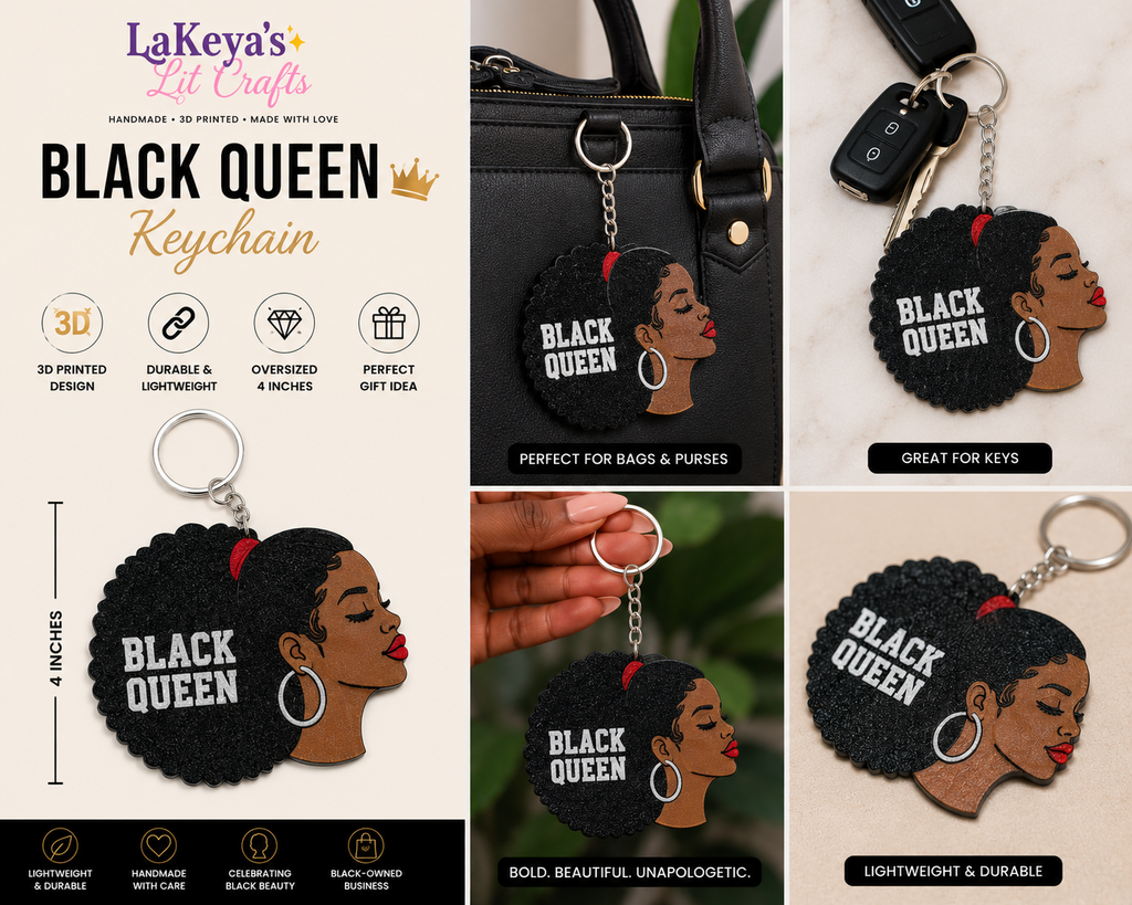 Black Queen Keychain