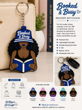 Booked & Busy Reader Keychain 📚 | 3D Printed BookTok Accessory