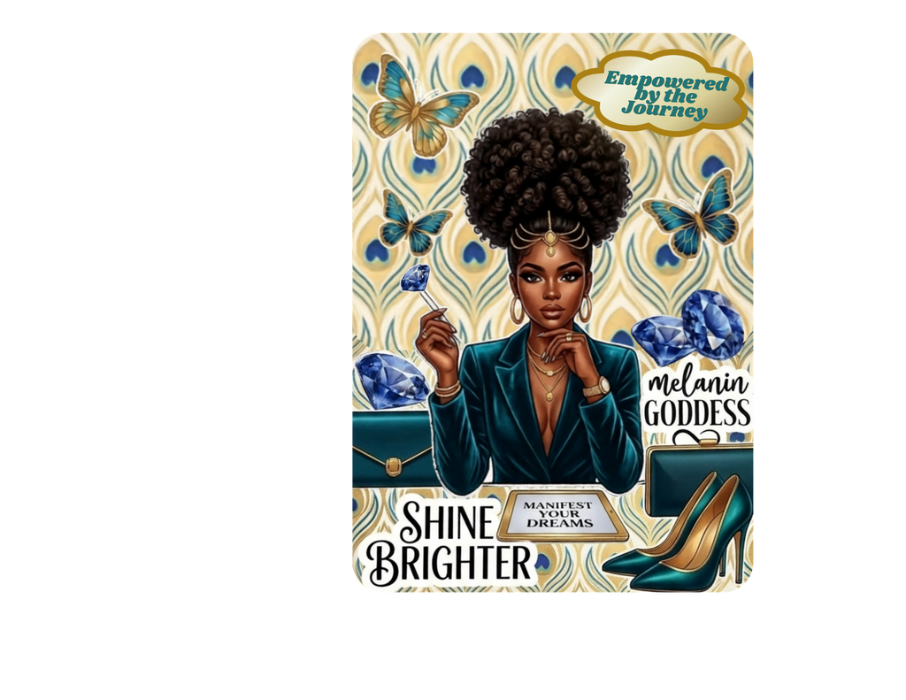 Melanin Goddess Kindle Insert — Print & Ship