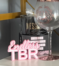 Endless TBR Shelf Sign
