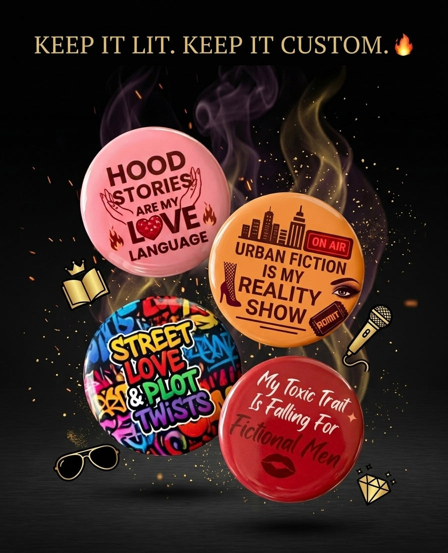 Hood Stories Are My Love Language Button