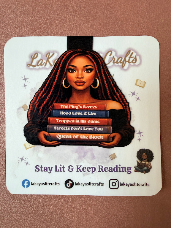 Bookish Babe Magnetic Bookmark – Queen of the Block