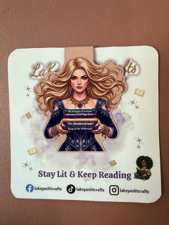 Bookish Babe Magnetic Bookmark – Throne of Celestial Spire