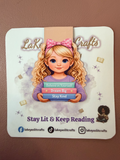 Bookish Babe Magnetic Bookmark – Dream Big Stay Kind