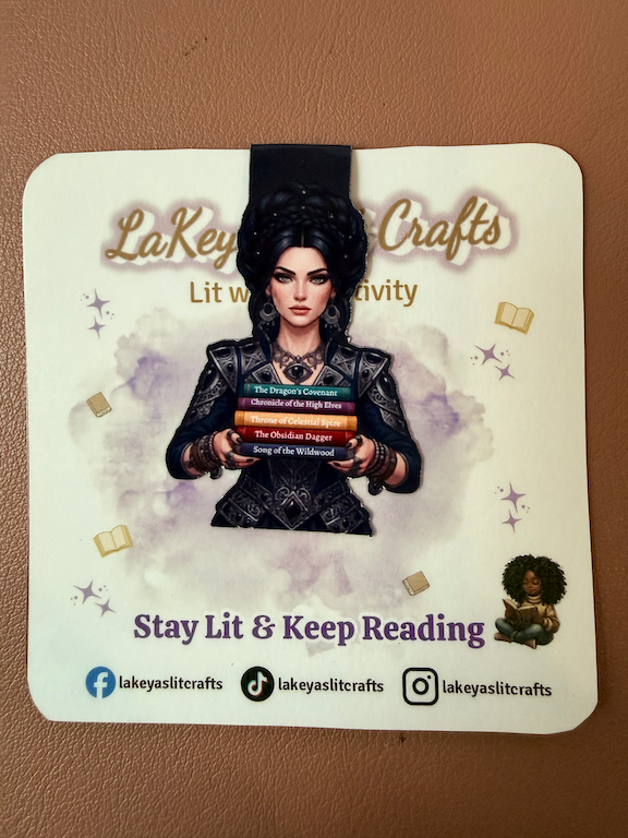 Bookish Babe Magnetic Bookmark – The Obsidian Dagger