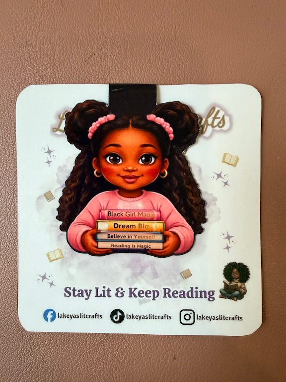 Soft Life Reader Magnetic Bookmark (Black Girl Reads Collection)