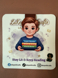 Bookish Babe Magnetic Bookmark – Kind & Brave