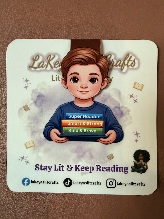 Bookish Babe Magnetic Bookmark – Kind & Brave