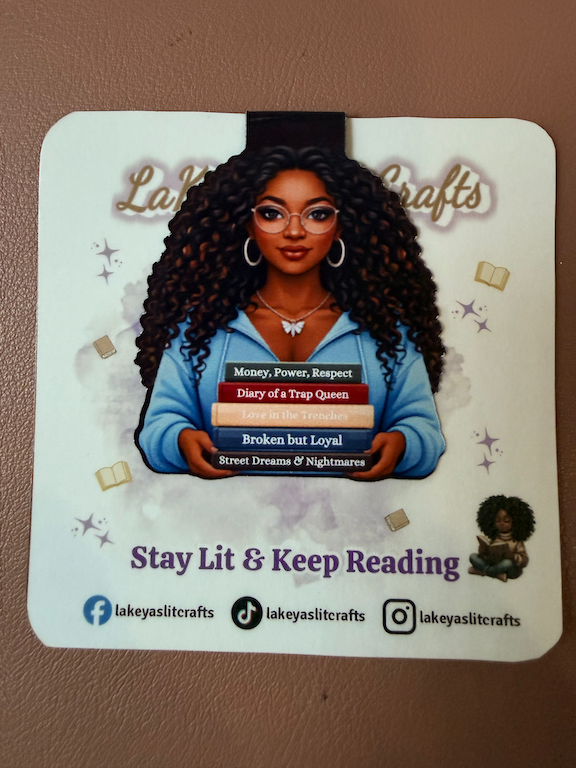 Bookish Babe Magnetic Bookmark – Stay Lit & Keep Reading