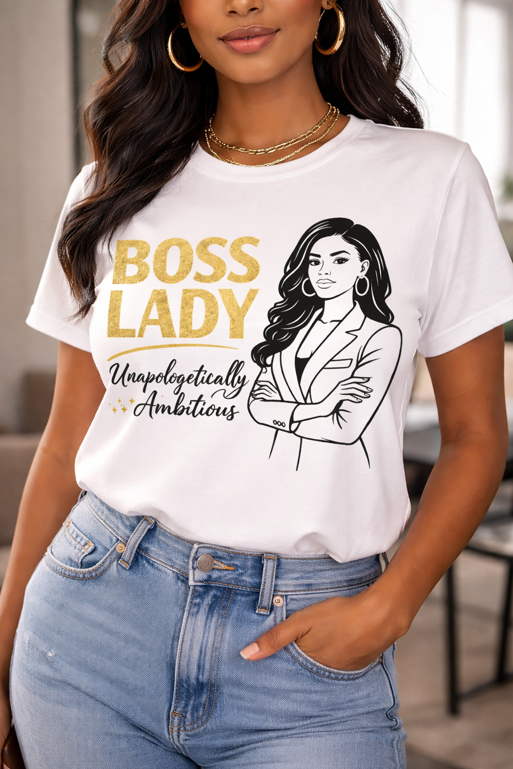 Boss Lady Tee – Unapologetically Ambitious