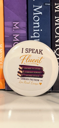 I Speak Fluent… Urban Fiction Button 📚💕