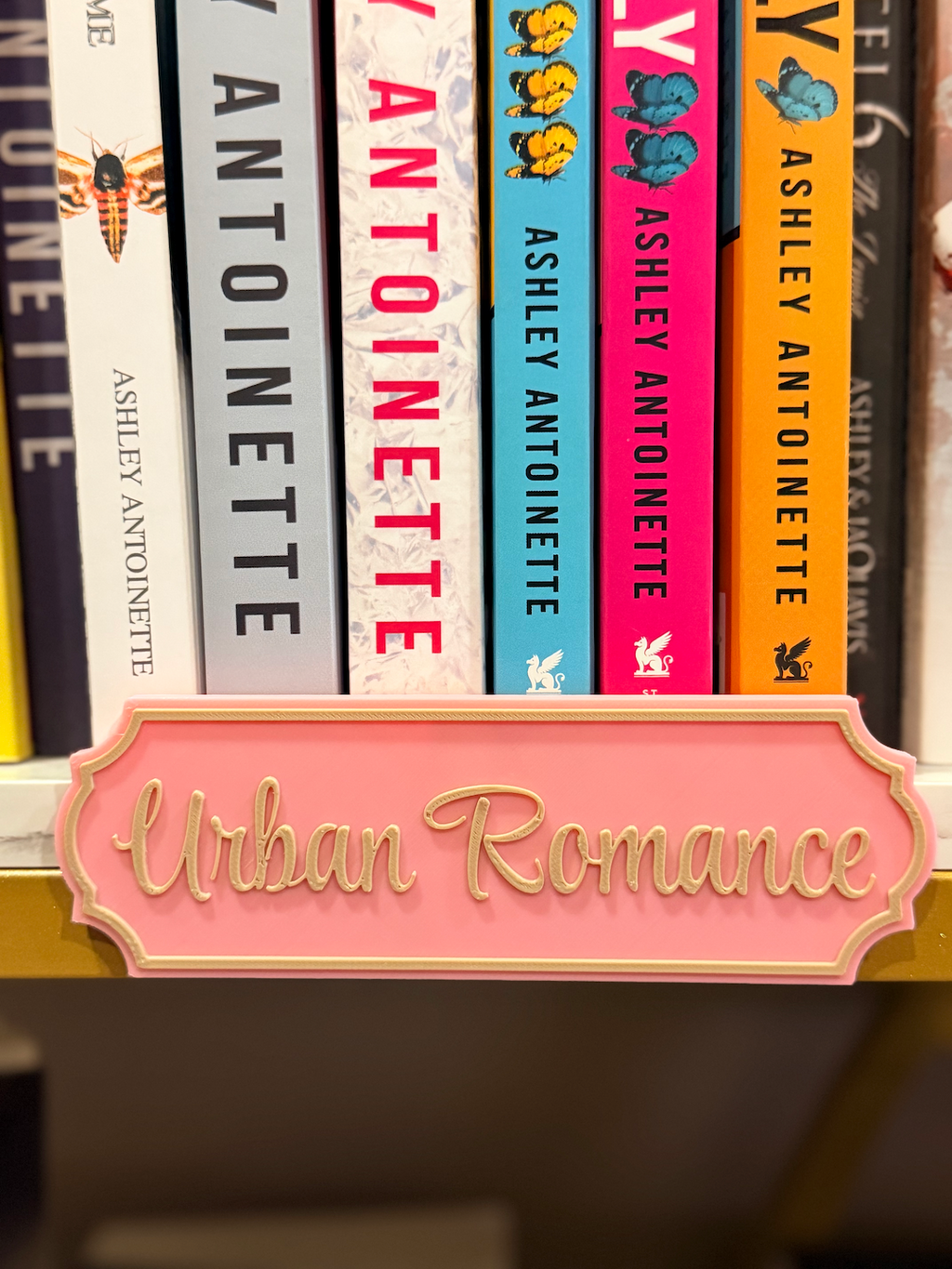 3D Printed Shelf Sign / Book Divider 📚✨
