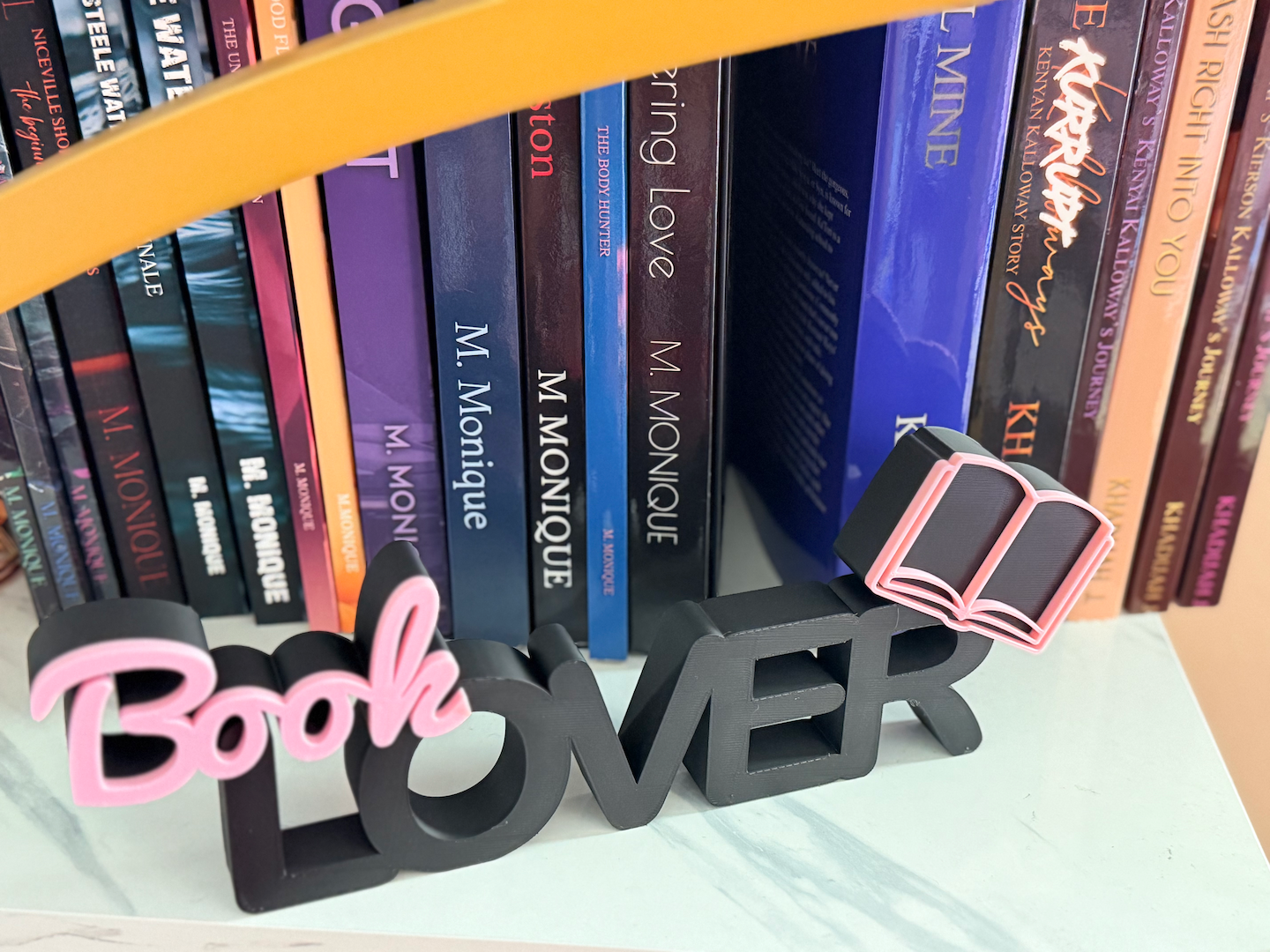 Book Lover Shelf Decor ✨📚 | 3D Printed Layered Sign