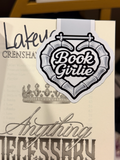 Book Girlie Magnetic Bookmark 📚💕 | Bamboo Heart Design | BookTok Reader Gift
