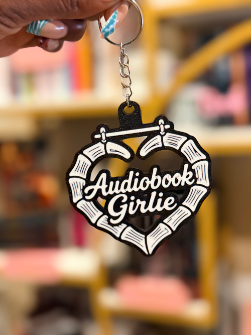 3D Printed Book Girlie Keychain ✨ | Kindle Girlie | Audiobook Girlie | LayeredBookTok Reader Charm