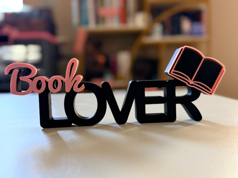 Book Lover Shelf Sign