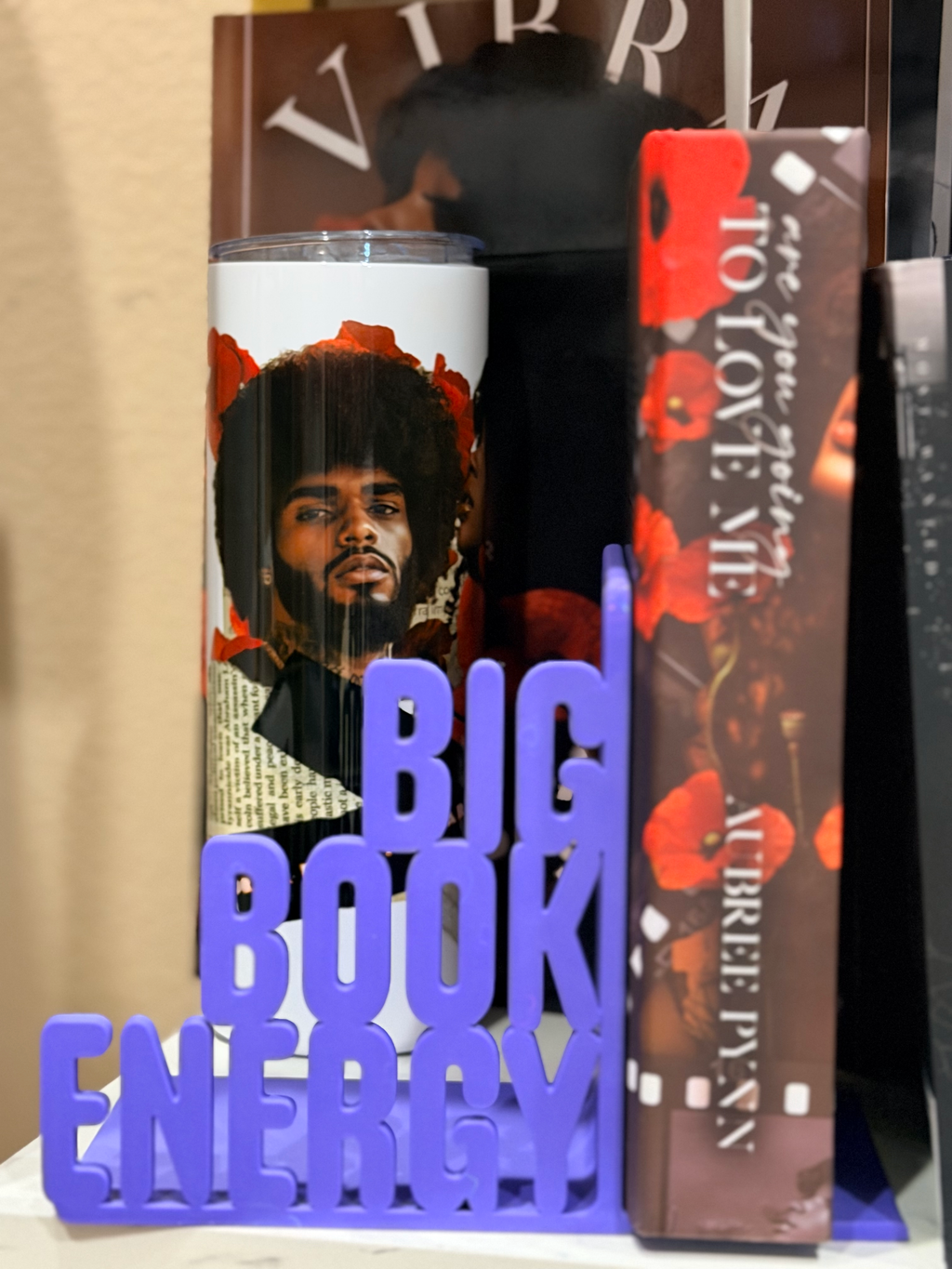 Big Book Energy Bookend | 3D Printed Book Shelf Decor