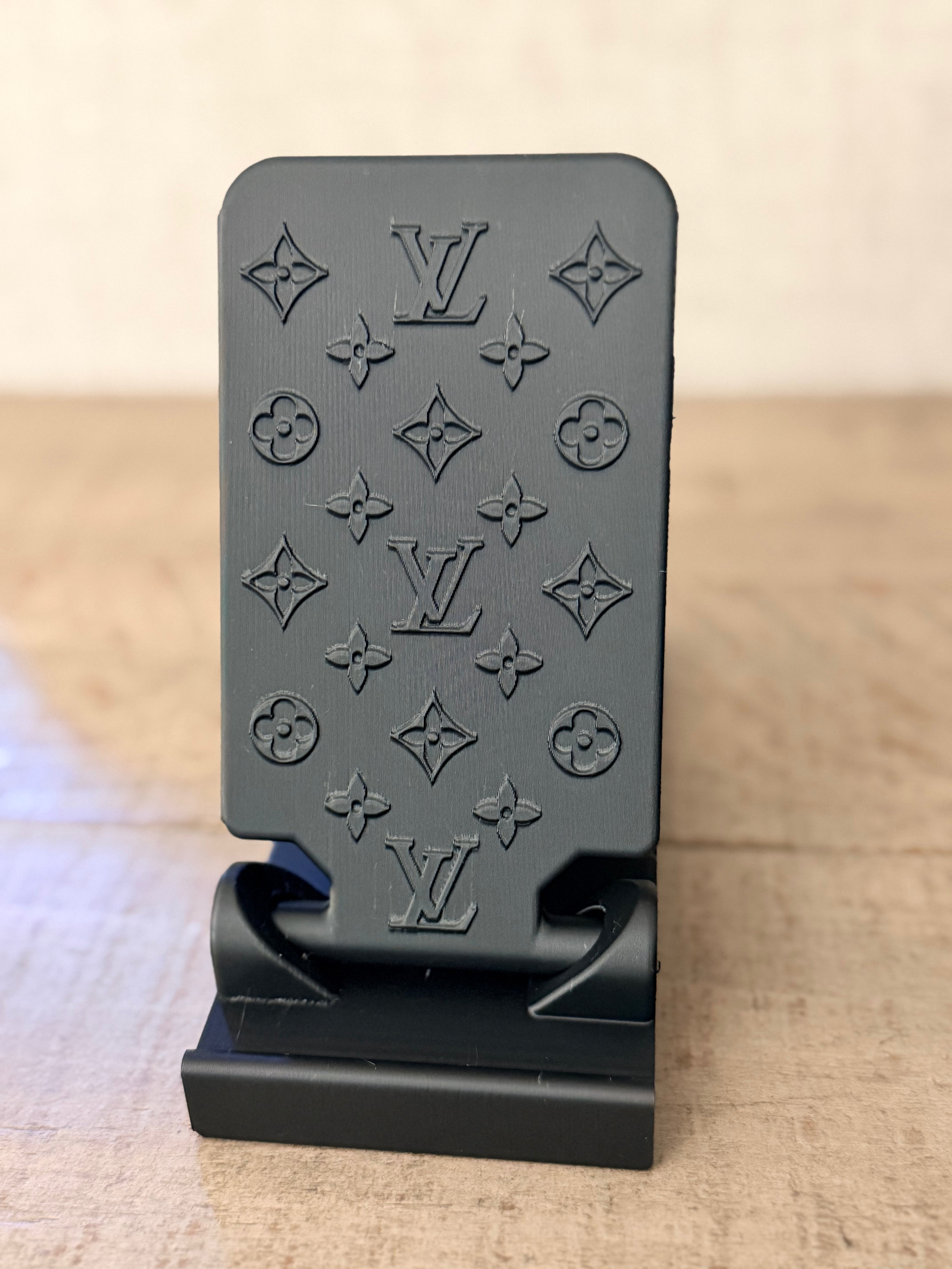 3D Printed Luxury Monogram Phone Holder ✨ | Designer-Inspired Phone Stand