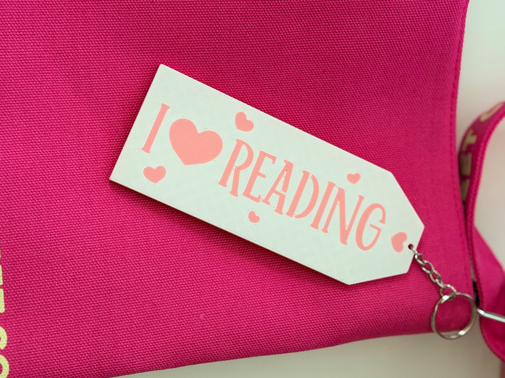 I Love Reading 3D Bag Charm