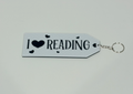 I Love Reading 3D Bag Charm