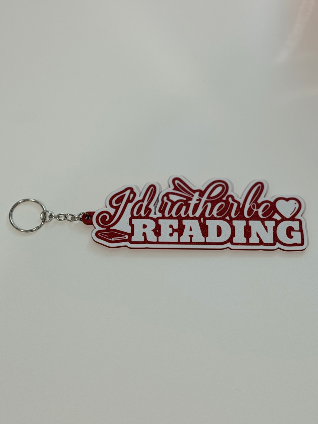 I'd Rather Be Reading 3D Bag Charm