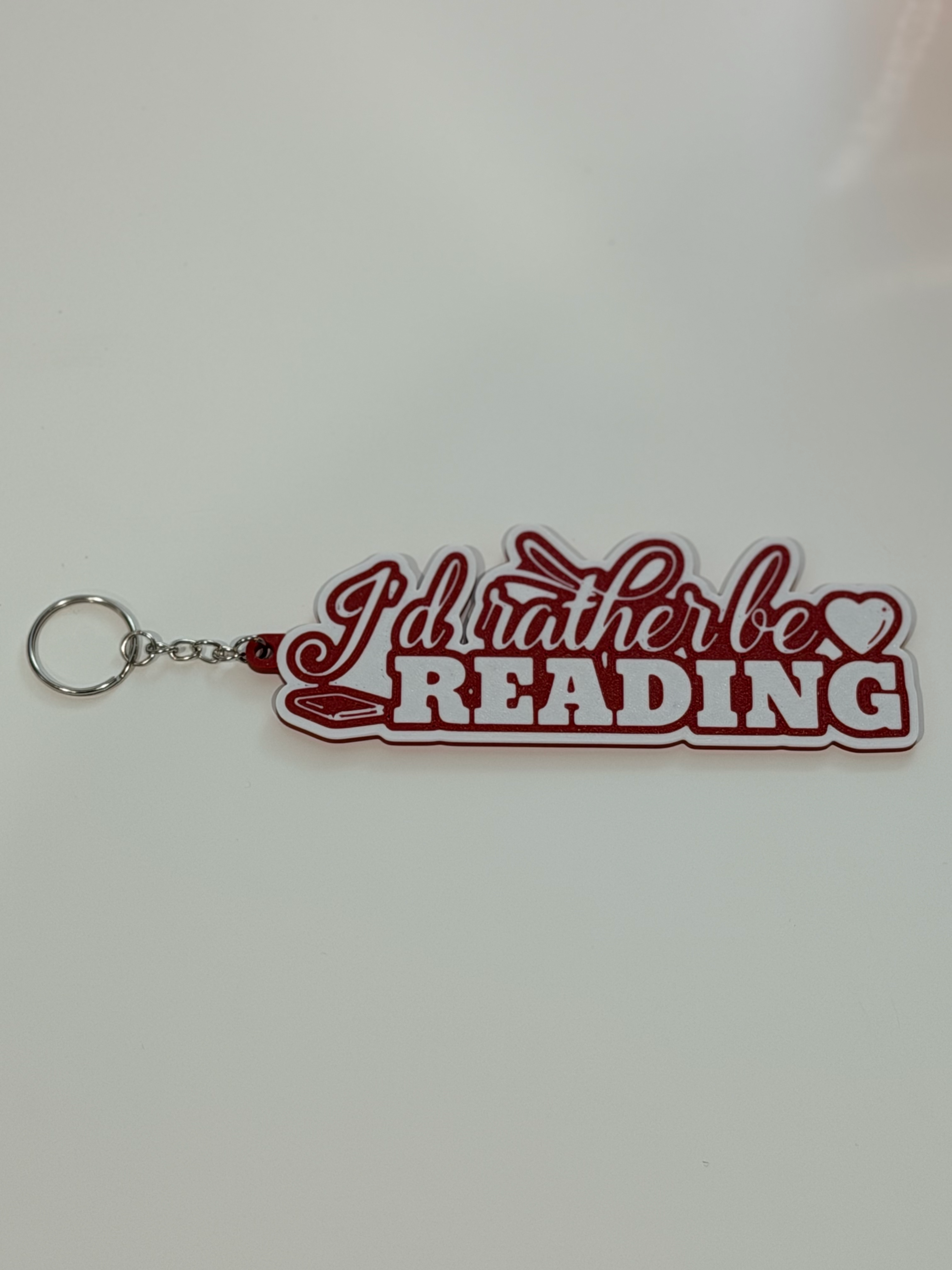 I'd Rather Be Reading 3D Bag Charm