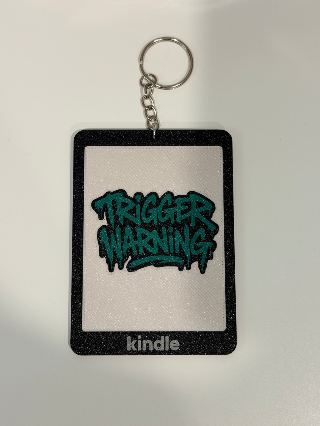 Trigger Warning Kindle Bag Charm