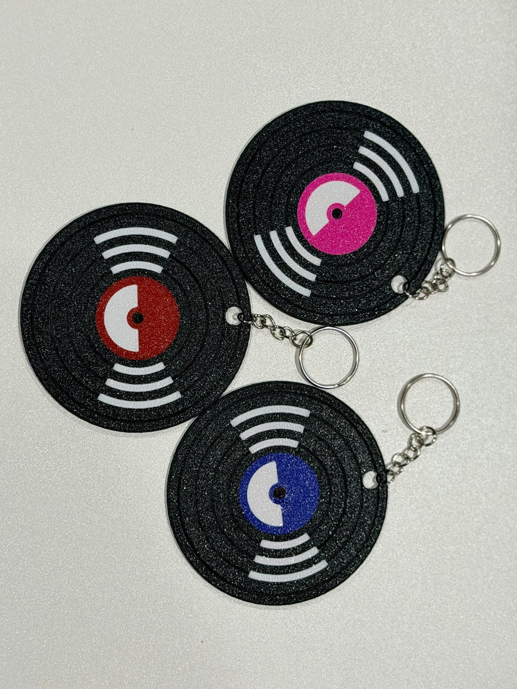 Custom NFC Vinyl Record Keychain 🎵 | Tap & Share | Personalized Link Charm