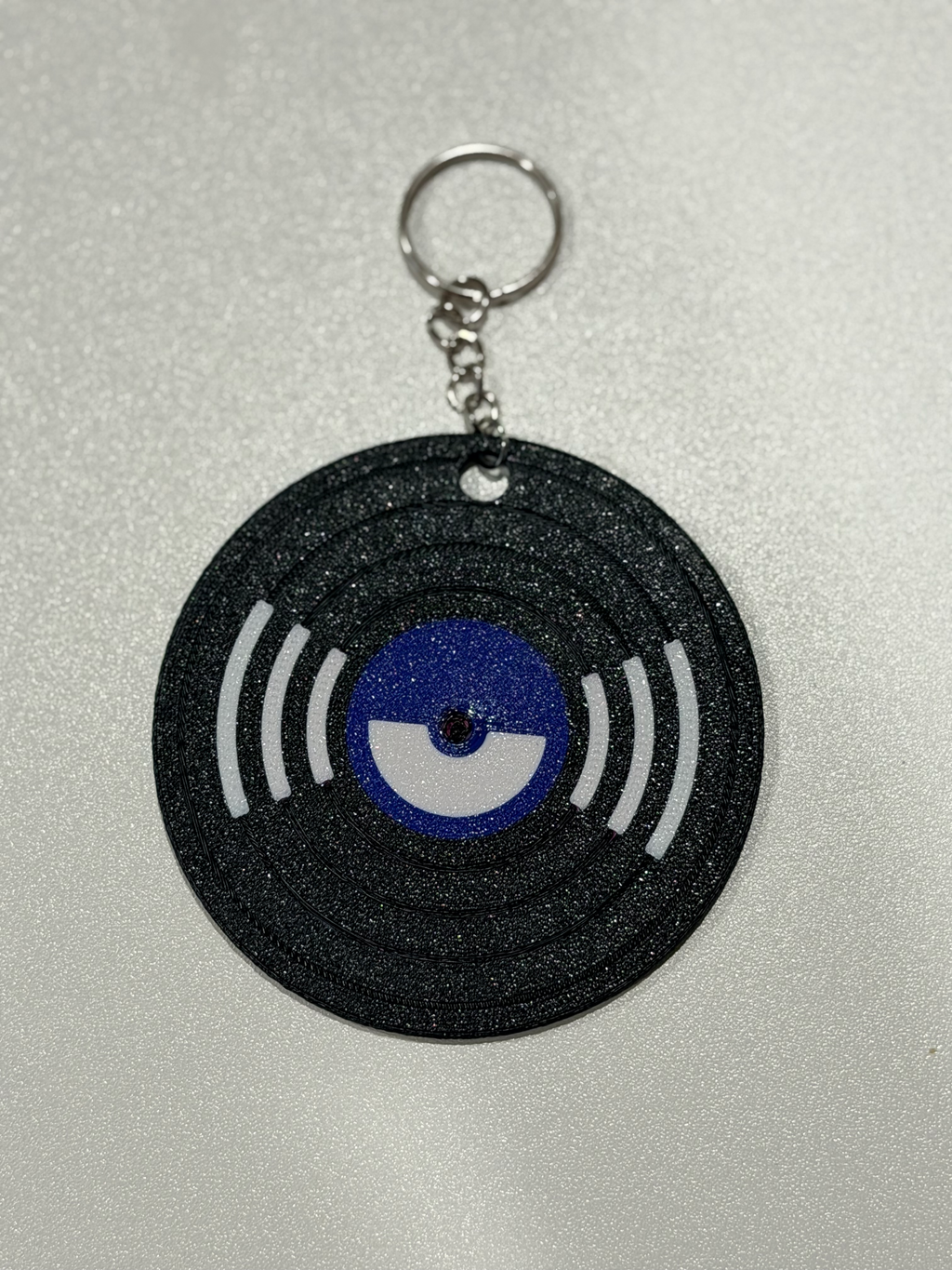 Custom NFC Vinyl Record Keychain 🎵 | Tap & Share | Personalized Link Charm