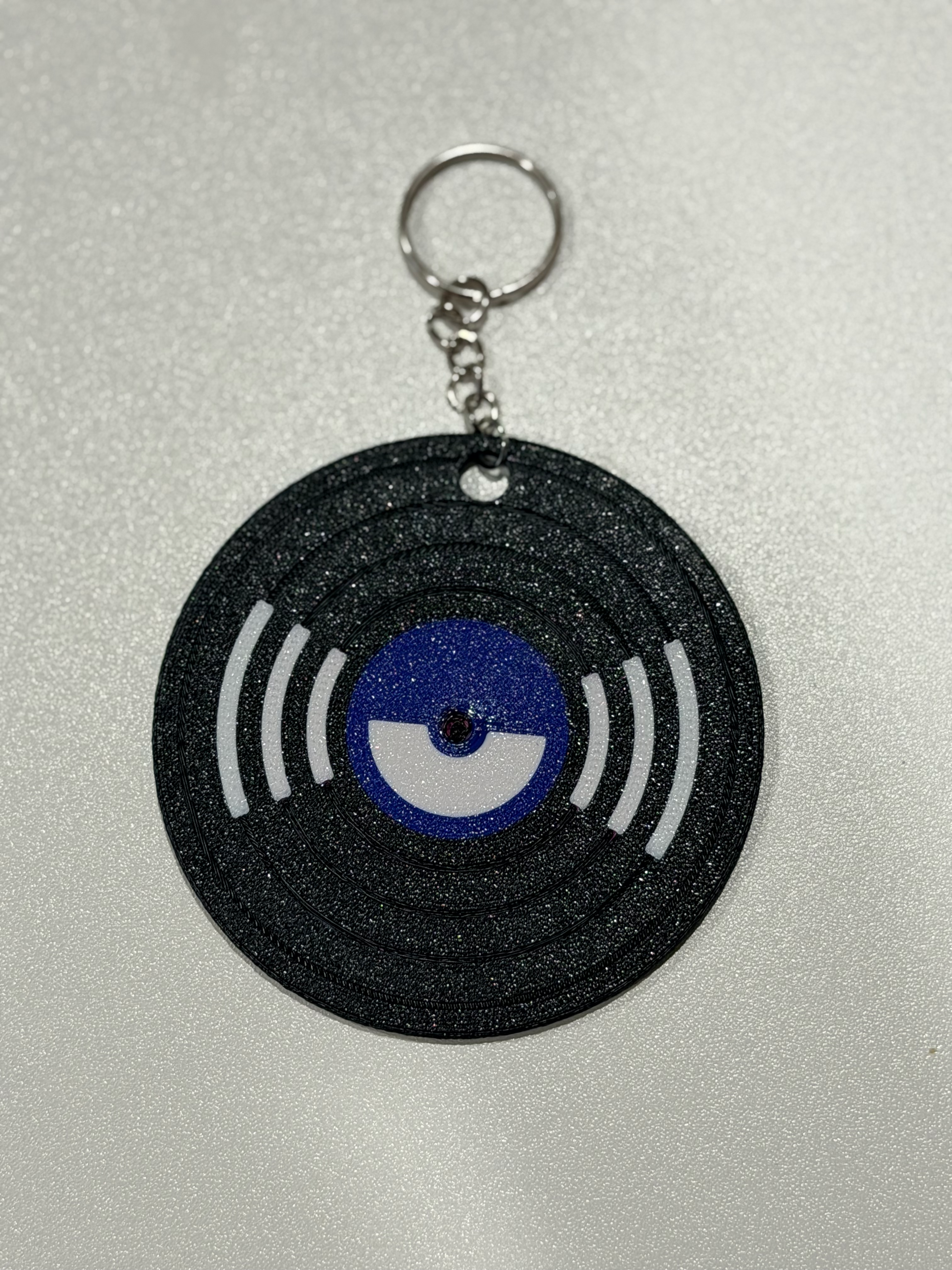 Custom NFC Vinyl Record Keychain 🎵 | Tap & Share | Personalized Link Charm