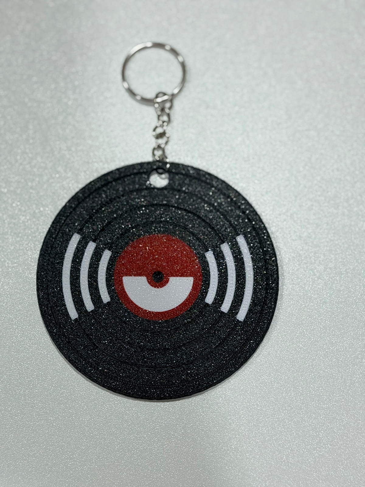 Custom NFC Vinyl Record Keychain 🎵 | Tap & Share | Personalized Link Charm