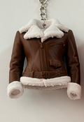90s Shearling Jacket Keychain