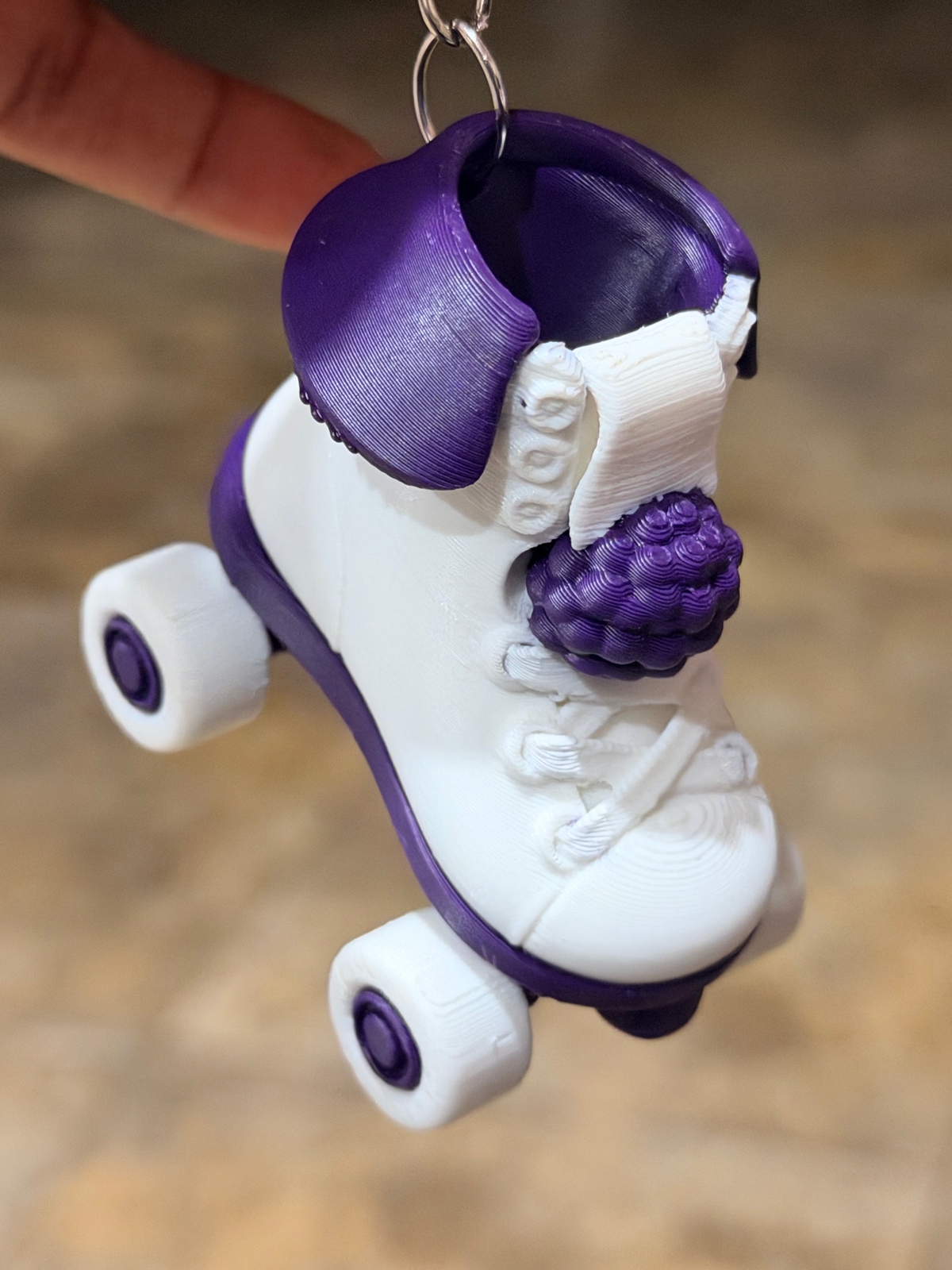 Roller Skate Keychain & Bag Charm