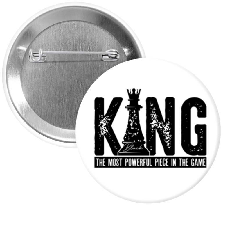 Black King Button