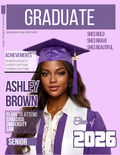 Custom Graduation Magazine Cover