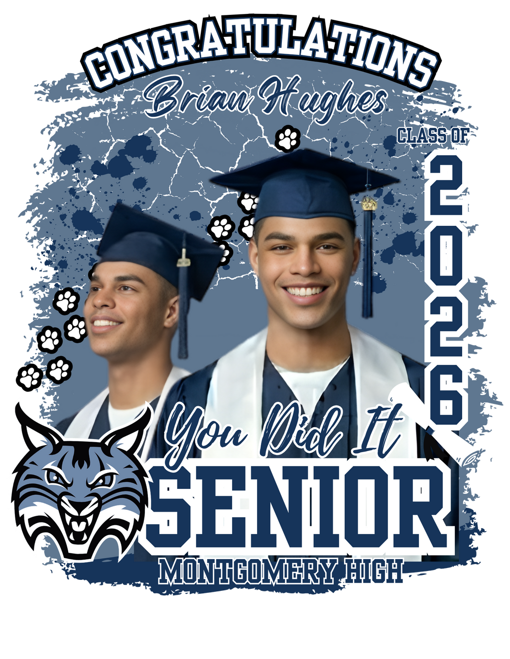 Customized Graduation Shirt Design
