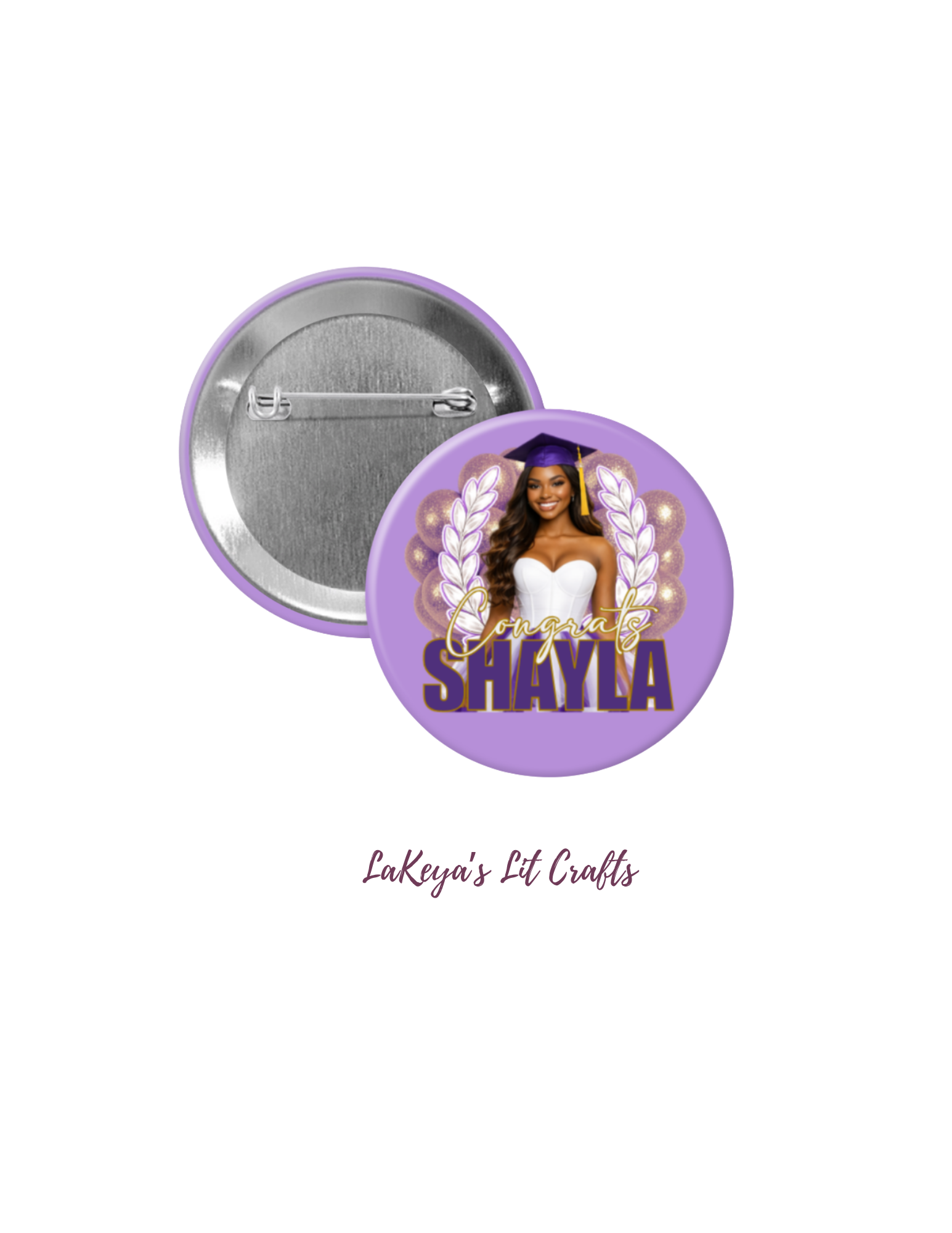 Custom Graduation Button