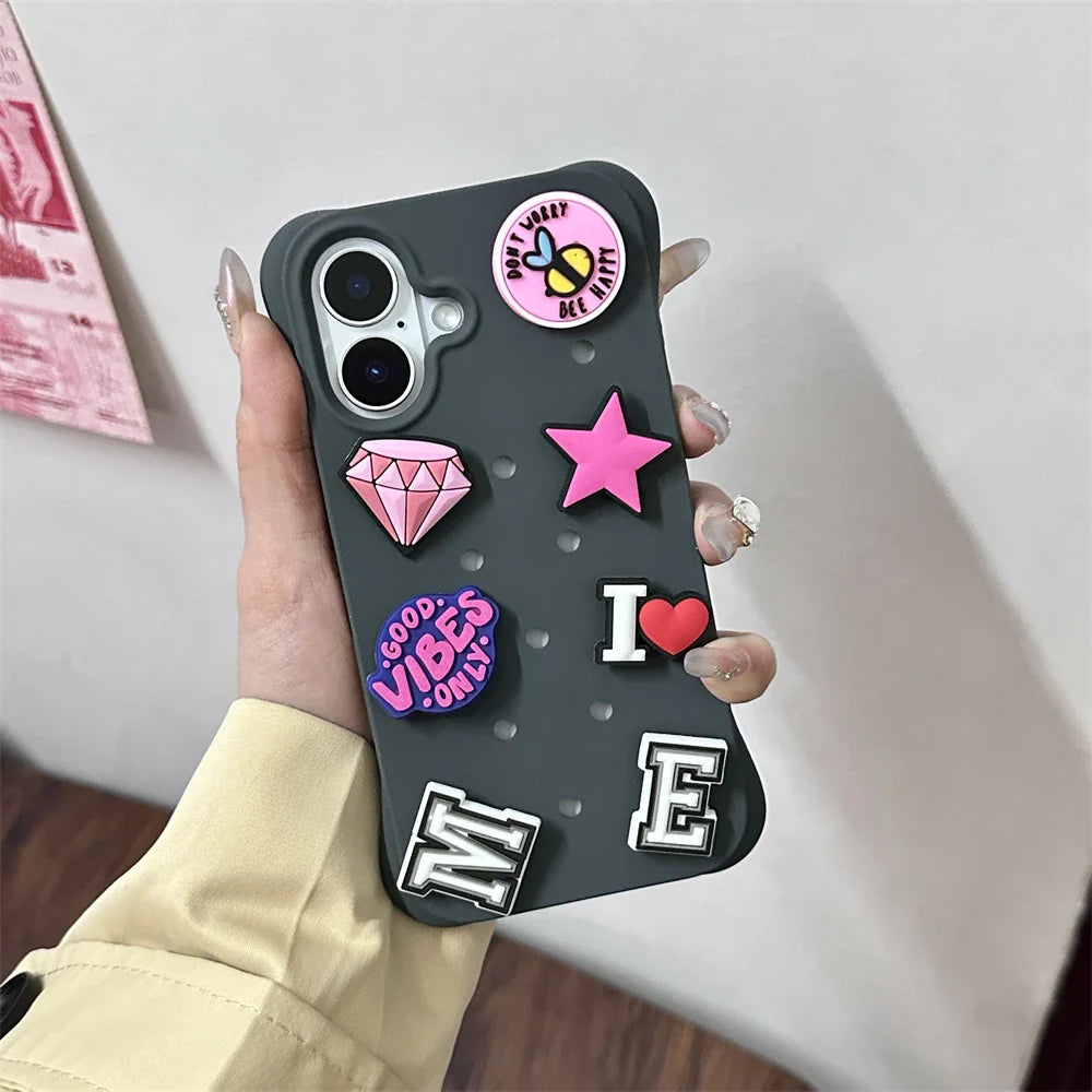 DIY Charm Phone Case – Customize with Crocs Jibbitz
