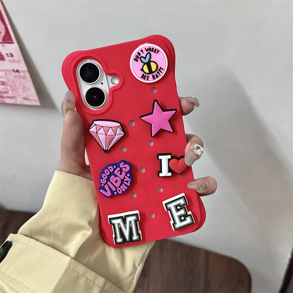 DIY Charm Phone Case – Customize with Crocs Jibbitz