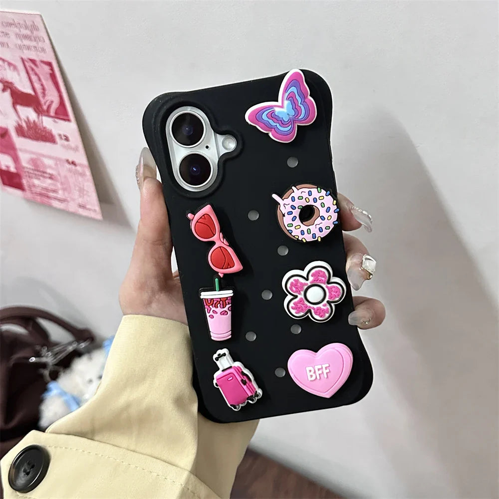 DIY Charm Phone Case – Customize with Crocs Jibbitz