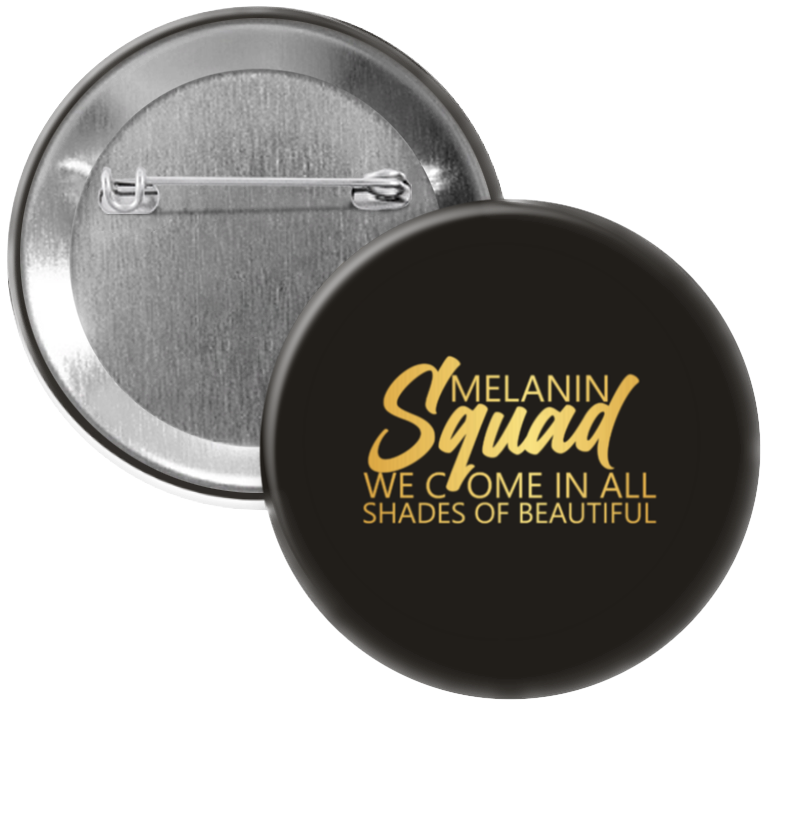 Melanin Squad Button