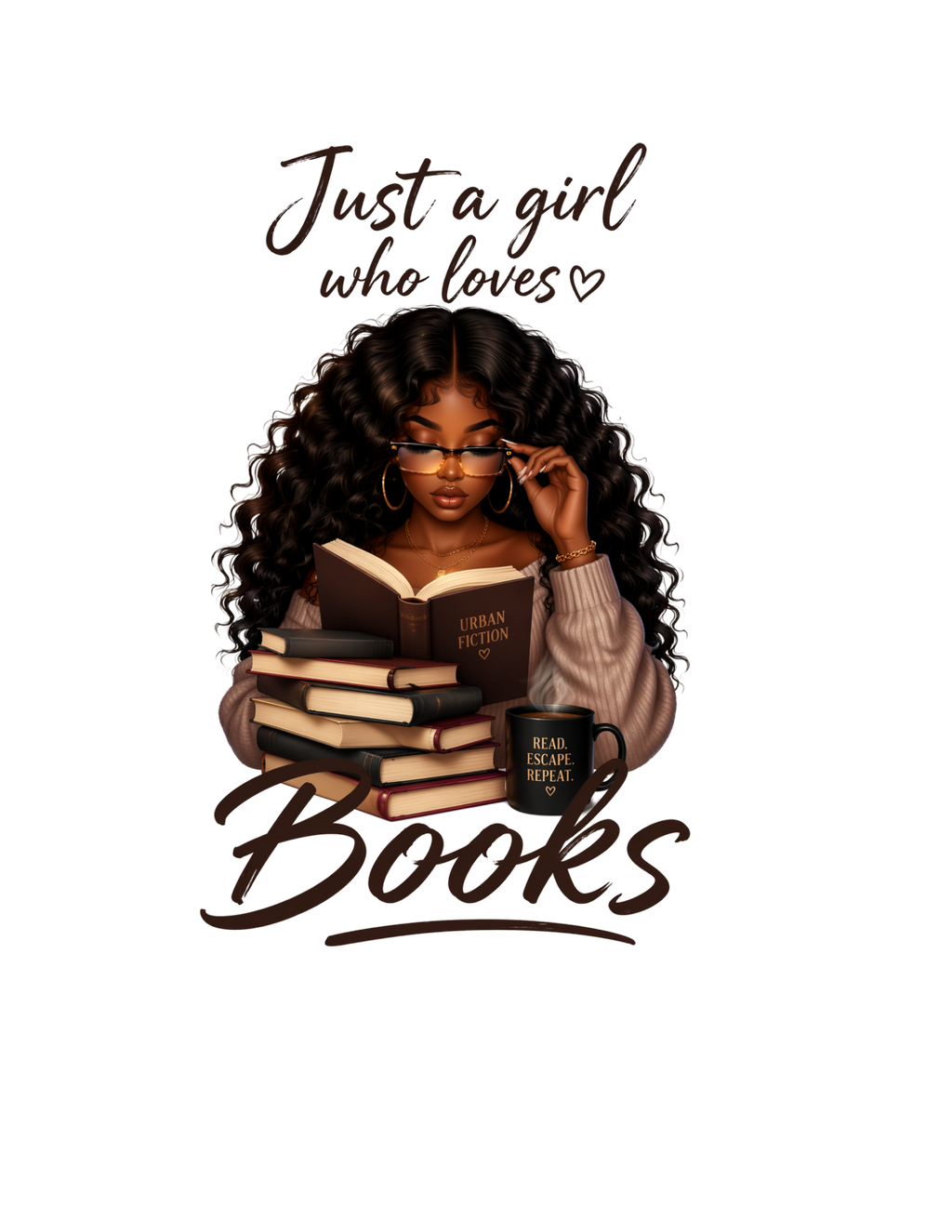 Just a Girl Who Loves Books Tee 💕 | Bookish Girl Shirt