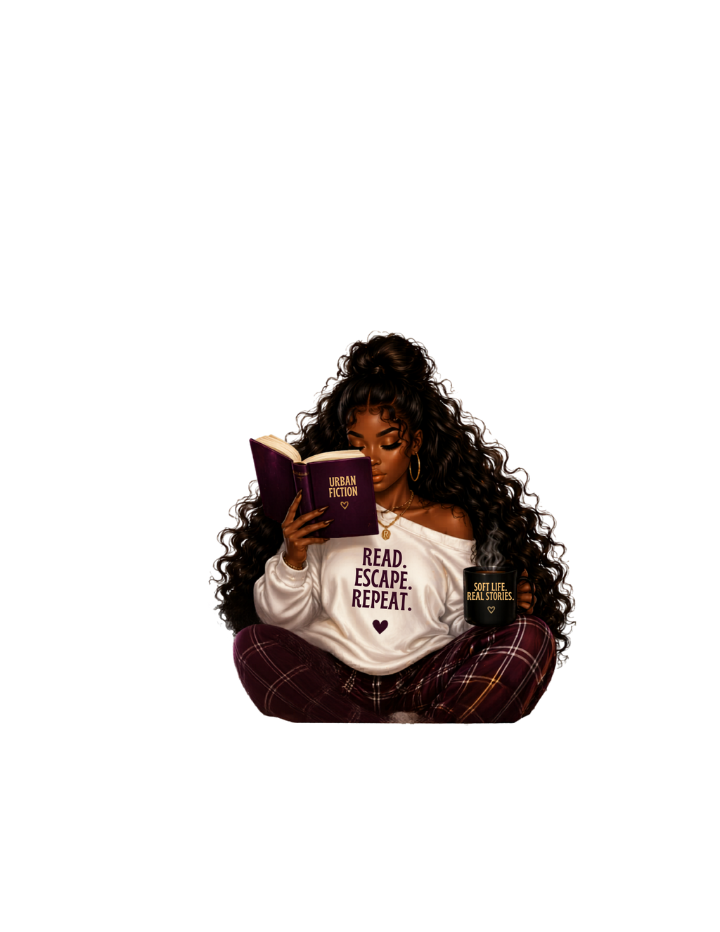 Read. Escape. Repeat. Tee 📖✨ | Bookish Girl Shirt | Cozy Reader Aesthetic